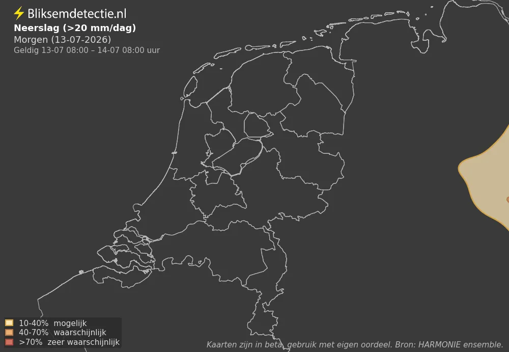 Neerslag - Morgen