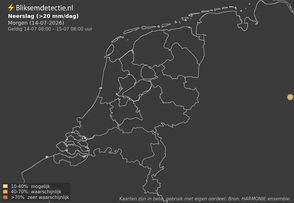Neerslag - Morgen