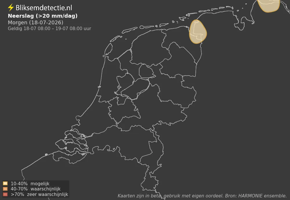 Neerslag - Morgen