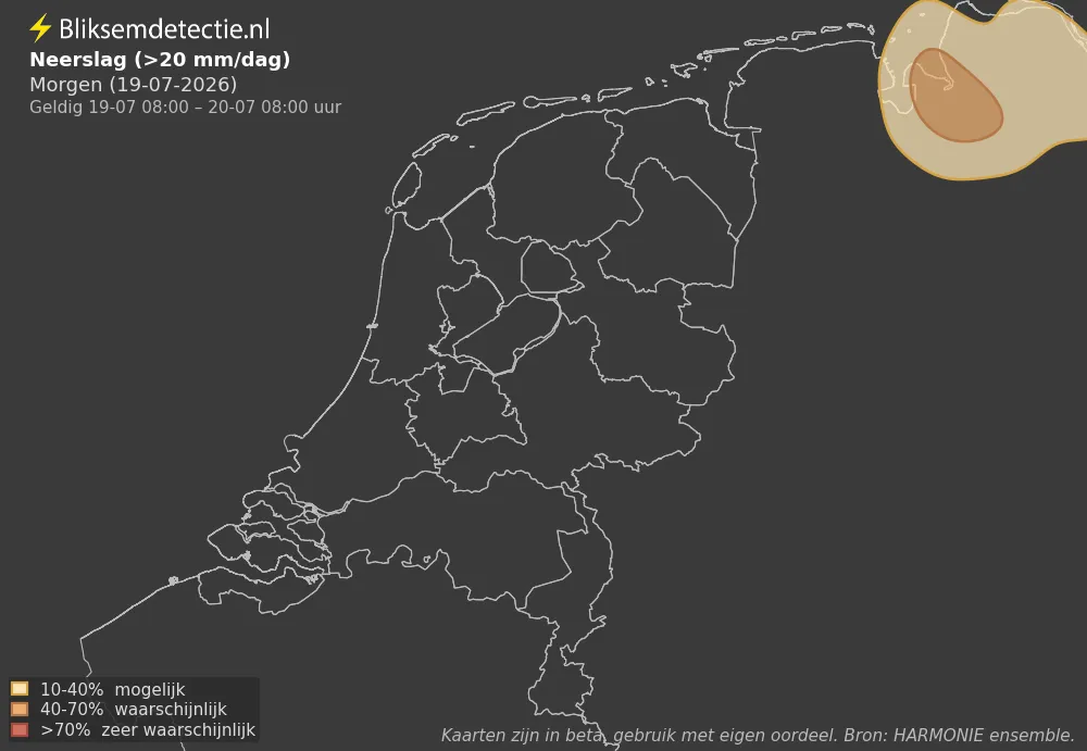 Neerslag - Morgen