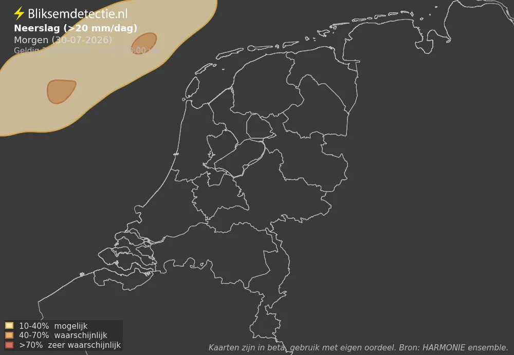 Neerslag - Morgen