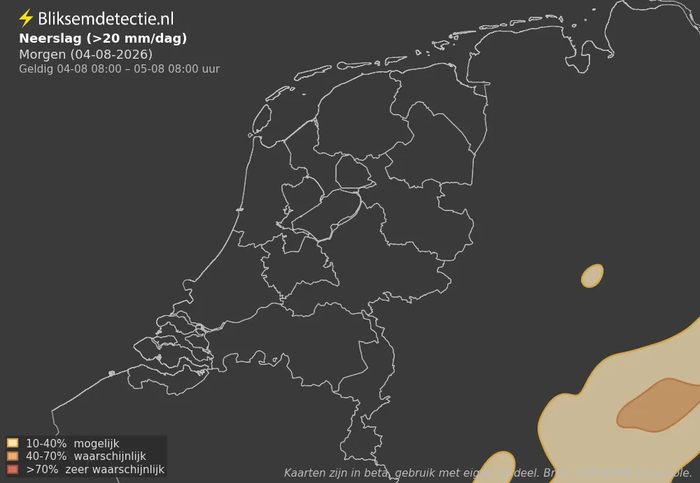 Neerslag - Morgen
