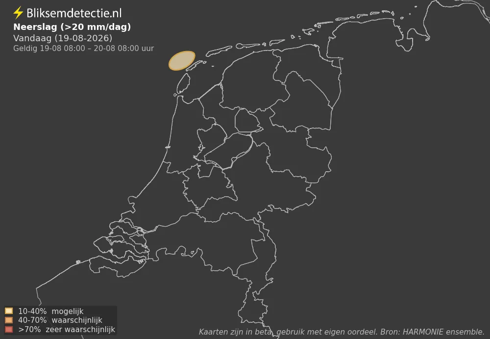 Neerslag - Vandaag