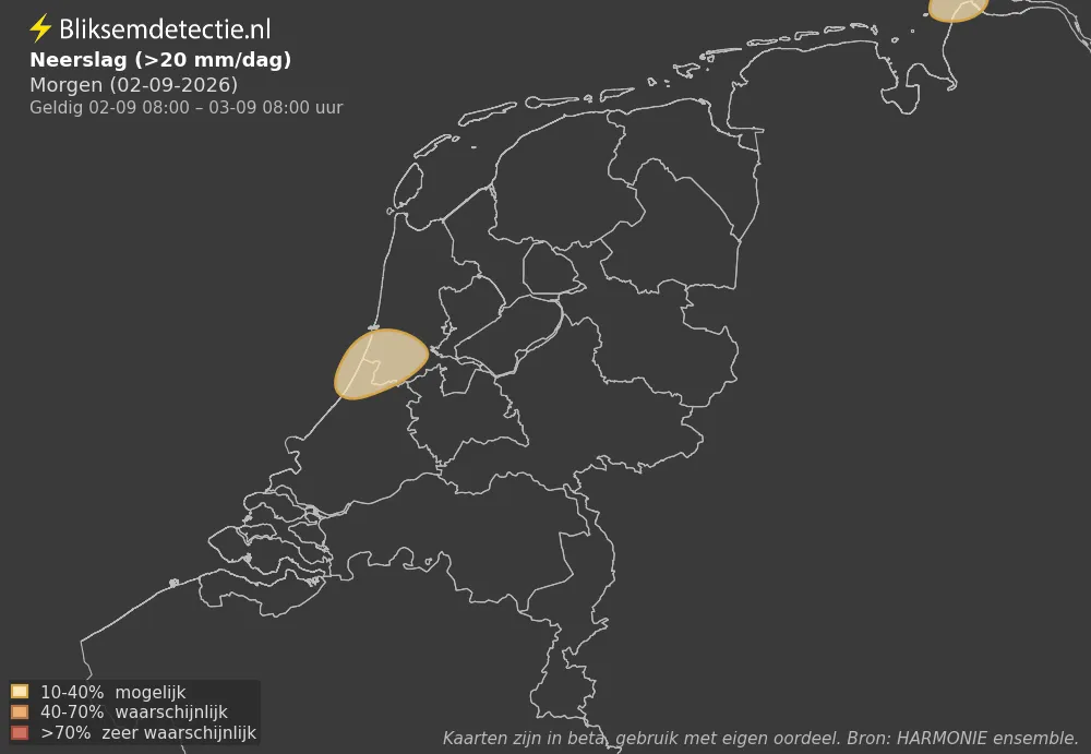 Neerslag - Morgen