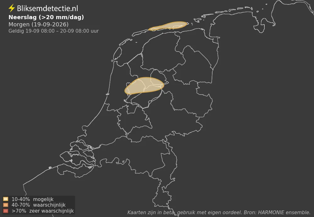 Neerslag - Morgen