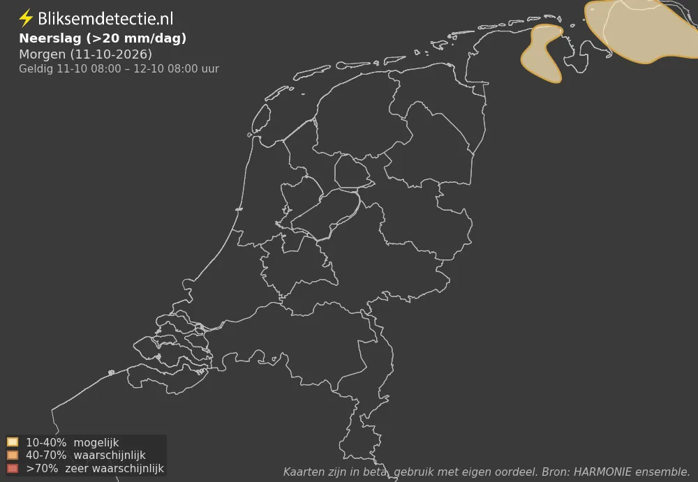 Neerslag - Morgen
