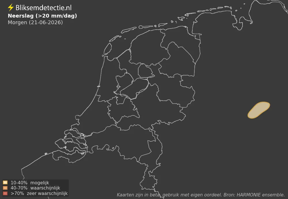 Neerslag - Morgen