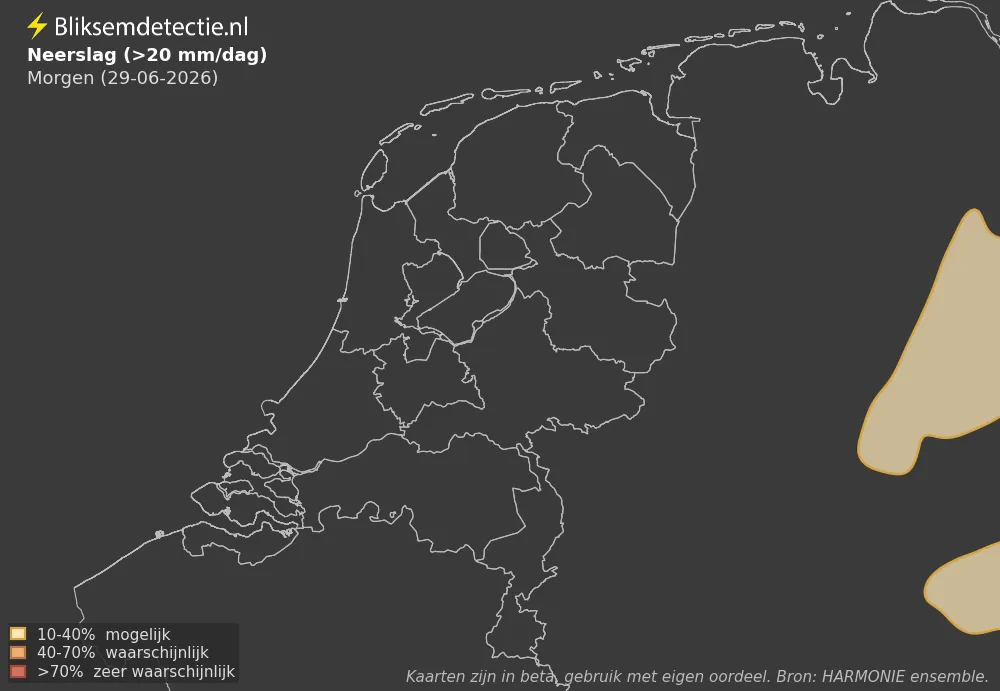Neerslag - Morgen