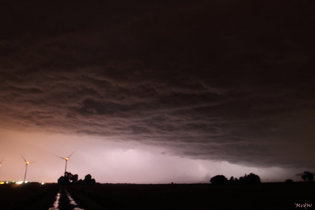 Prachtige onweersbuien boven Arizona