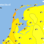 Storm op Vlieland; ook harde wind in rest van Nederland