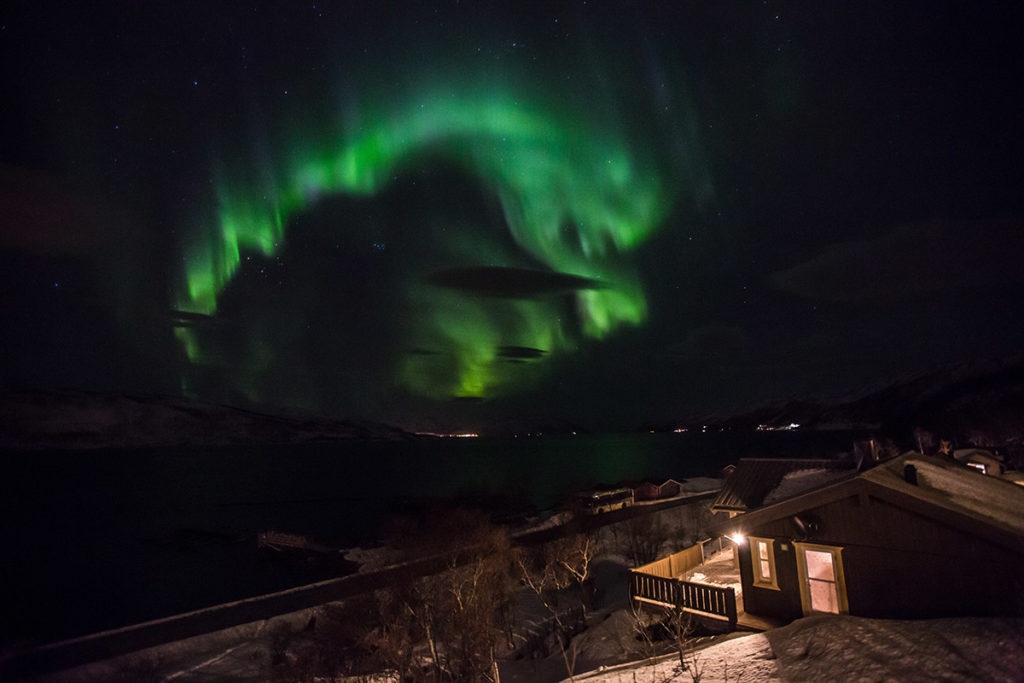 Op poollichtjacht in Noorwegen