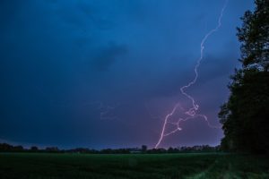Geen onweer op zaterdag