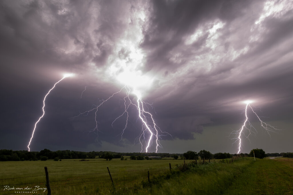 Bliksem foto's Amerika Oklahoma