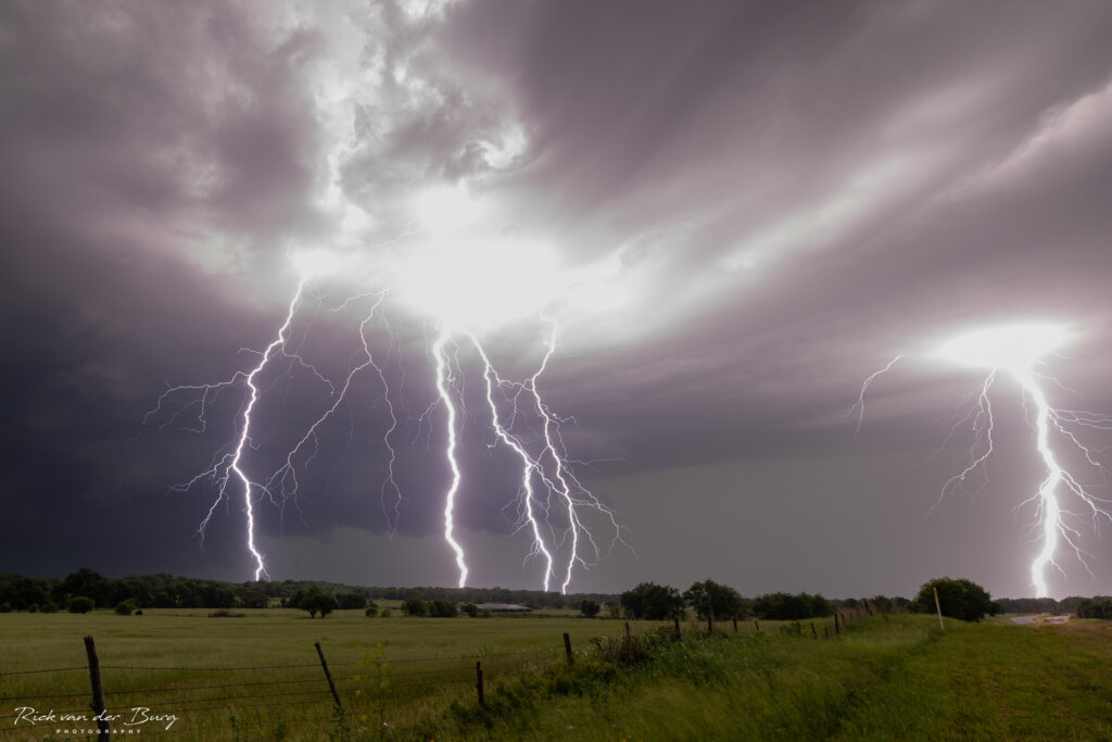 Bliksem foto's Amerika Oklahoma
