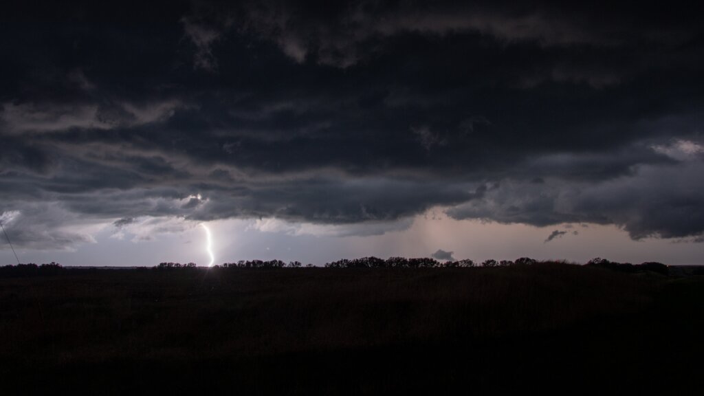Onweer avond Amerika