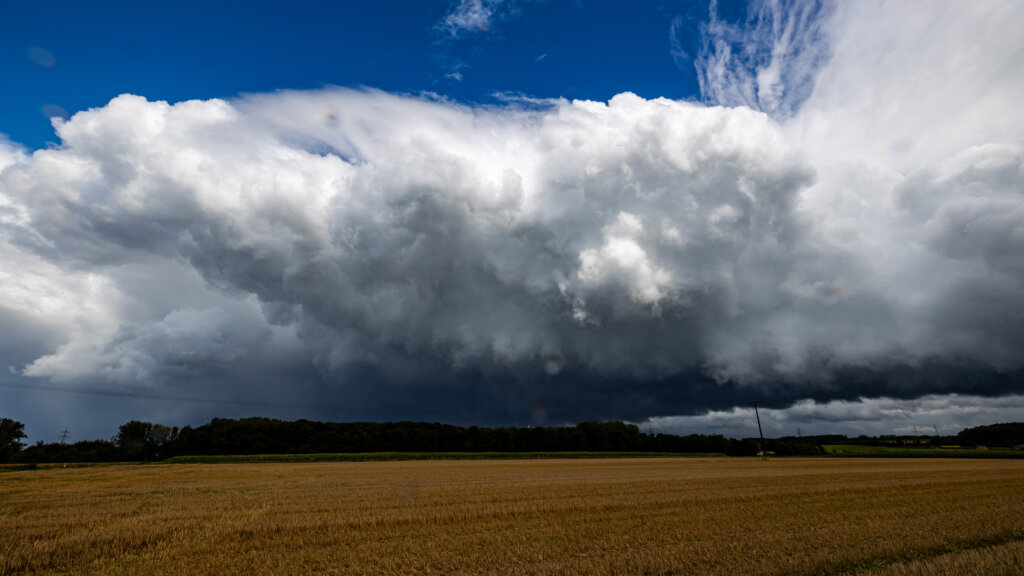 Stormchase Hamm Duitsland in Estofex level 2 gebied