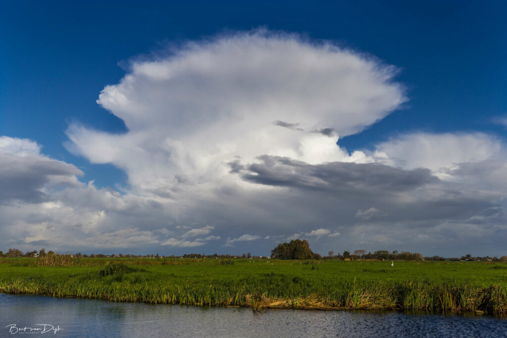 Onstabiele luchten boven Reeuwijk