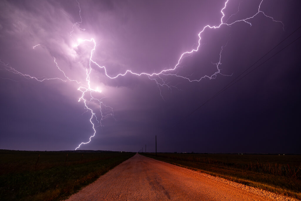 Supercell met onweer