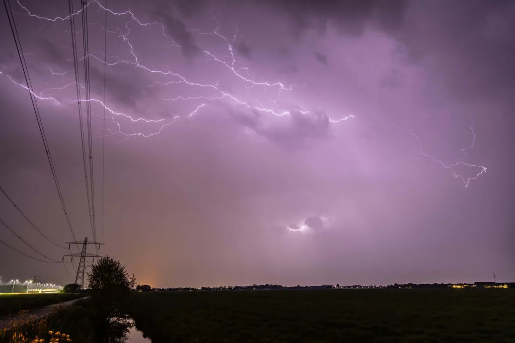 Onweer Woerden 1 mei 2024