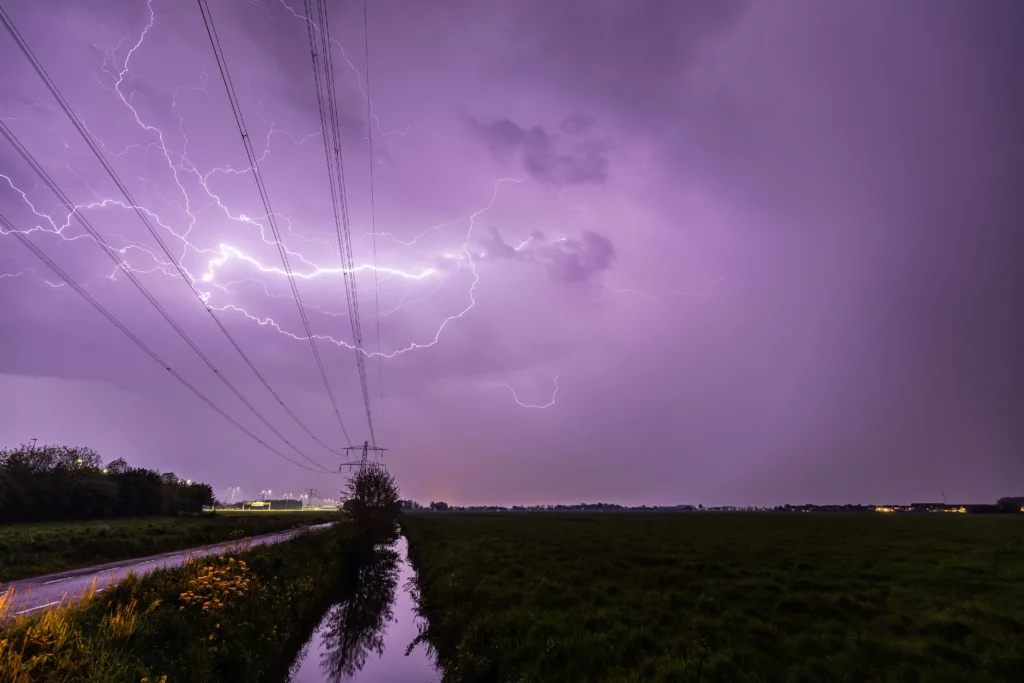 Onweer Woerden 1 mei 2024