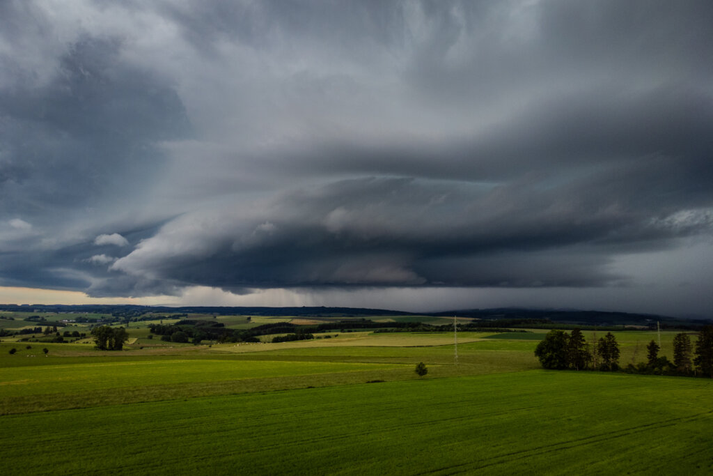 De stormchase bij Bastogne in België op 18 juni 2024