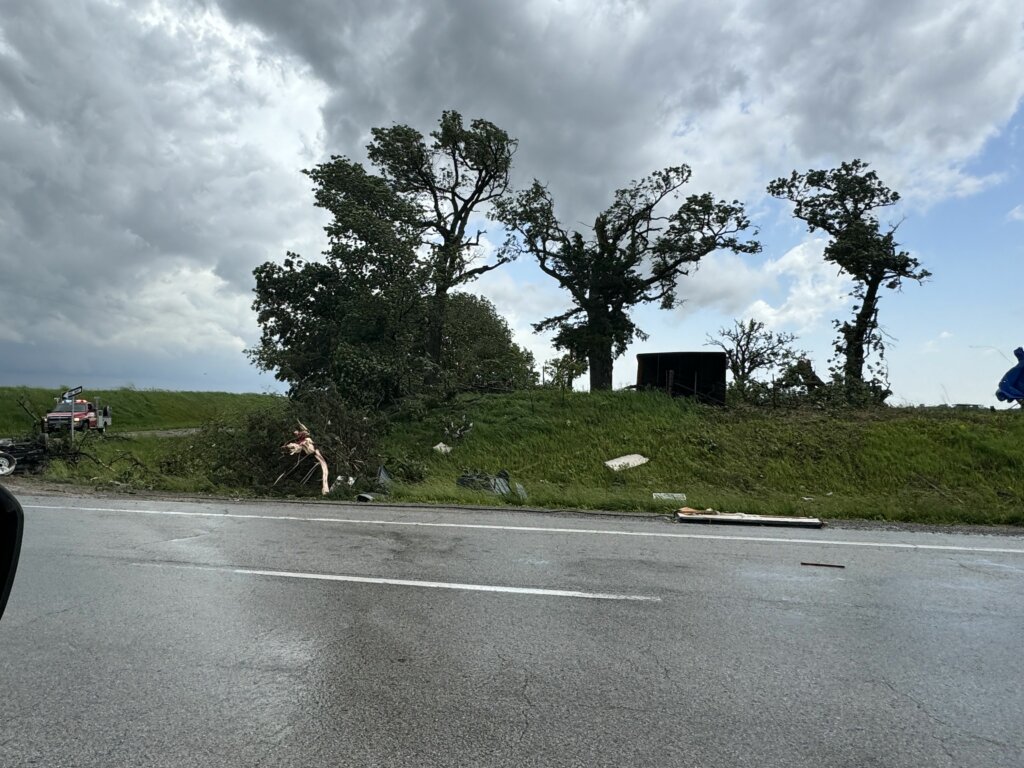 Schade van tornado