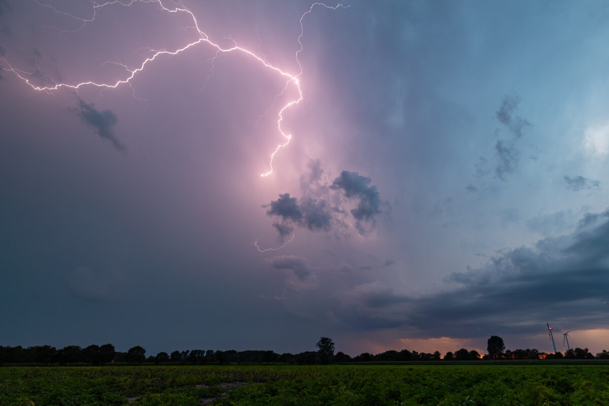 Bliksemontlading crawler onweer Duitsland