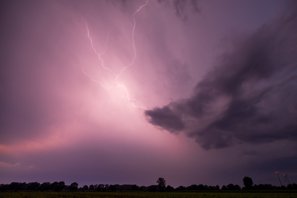 Bliksemontlading crawler onweer Duitsland